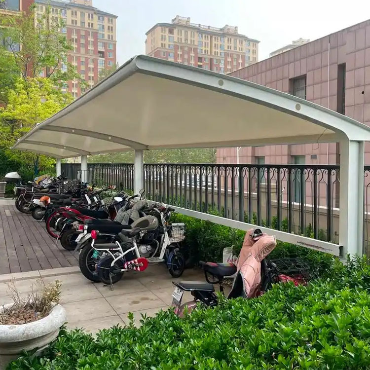 齐河县膜结构电动车棚